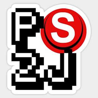 PS2J Logo - Solid Sticker